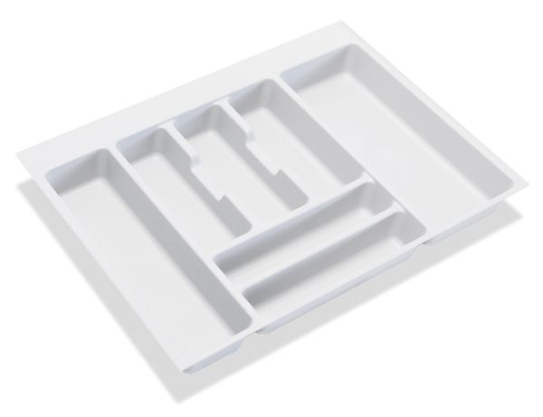 Cubertero Optima Vertex/Concept/Slim 500mm (Tablero 16mm) Plástico blanco